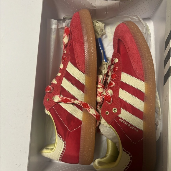 adidas Red and Cream Men's Shoes - Picture 3 of 5